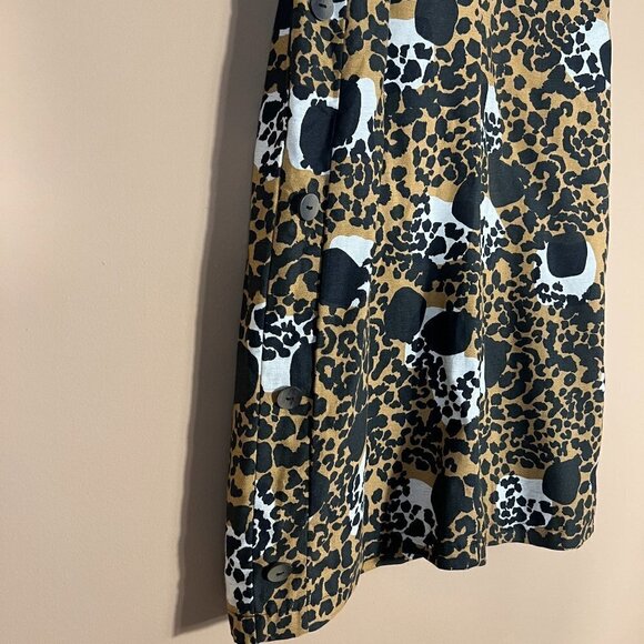 Zinzane Jaguar Halter Black/Beige Dress NWT - Picture 6 of 10